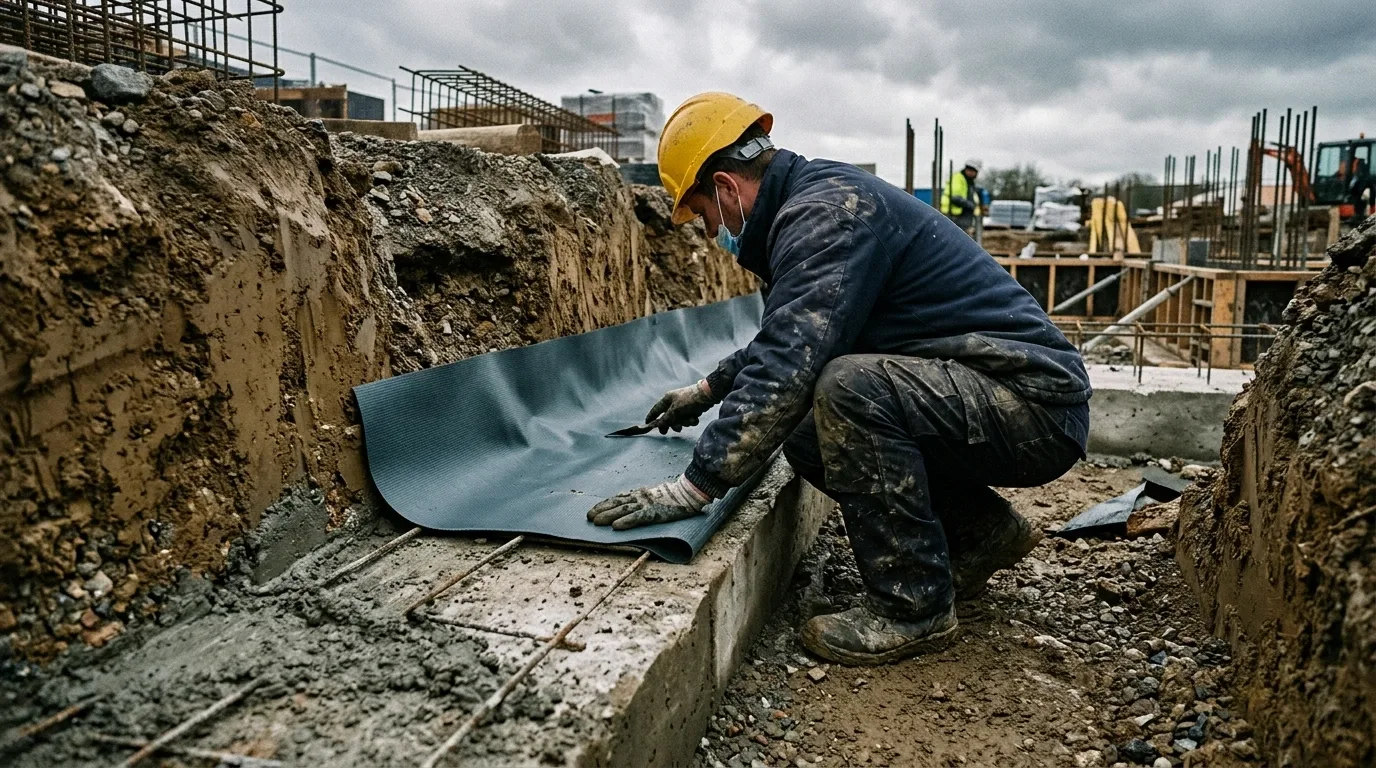 Interface entre le sol et les fondations d’une construction